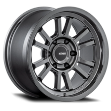 Load image into Gallery viewer, Konig HyperTrail HT1 Flow Formed Wheels 18x9 | 5x127 , 6x139.7 | Matte Black / Satin Bronze / Gloss Anthracite - 6x139.7 | 0 | 106.1 / Gloss Anthracite Alternate Image