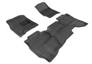 3D MAXpider Floor Mats Chevy Silverado Double Cab (14-19) All-Weather Kagu Series - Front or Second  Row