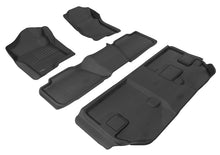 Load image into Gallery viewer, 3D MAXpider Floor Mats Chevy Suburban w/ Bench Seat 2nd Row (07-14) All-Weather Kagu Series - Front / Second / Third Row - Complete Set Alternate Image