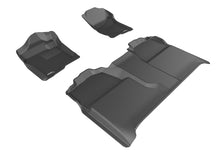 Load image into Gallery viewer, 3D MAXpider Floor Mats Chevy Silverado (07-13) All-Weather Kagu Series - Front or Second Row - Crew Cab / Complete Set Alternate Image