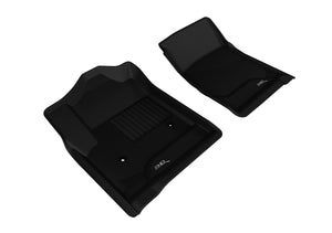 3D MAXpider Floor Mats GMC Sierra Regular Cab (2014-2018) All-Weather Kagu Series - 1st Row Only