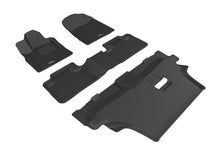 Load image into Gallery viewer, 3D MAXpider Floor Mats Dodge Durango (12-24) All-Weather Kagu Series - Front / Second / Third Row - 7 Seat / Dual Retention Post / Complete Set Alternate Image