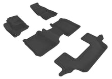 Load image into Gallery viewer, 3D MAXpider Floor Mats Ford Flex (09-19) All-Weather Kagu Series - Front / Second / Third Row - w/ Center Console / Complete Set Alternate Image