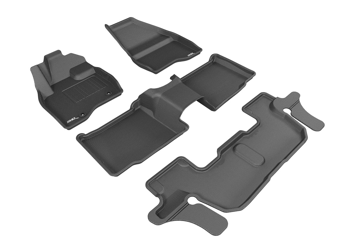 CARdant All-Weather TPE Floor Mats For Ford Explorer (2020-2024, 6-Seat) - Full Set With Cargo Liner & Back Seat Cover - View #7