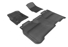 Load image into Gallery viewer, 3D MAXpider Floor Mats GMC Sierra (14-18) All-Weather Kagu Series - Front or Second Row - Crew Cab / Complete Set Alternate Image