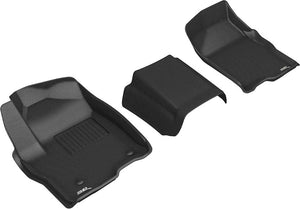 3D MAXpider Floor Mats GMC Sierra Regular Cab (19-24) All-Weather Kagu Series - 1st Row Only