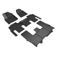 Load image into Gallery viewer, 3D MAXpider Floor Mats Jeep Wagoneer 7 / 8 Seater (22-24) All-Weather Kagu Series - Front / Second / Third Row - Bench Seating / Complete Set Alternate Image