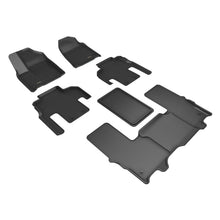 Load image into Gallery viewer, 3D MAXpider Floor Mats Jeep Wagoneer 7 / 8 Seater (22-24) All-Weather Kagu Series - Front / Second / Third Row - Bucket Seating / Complete Set Alternate Image