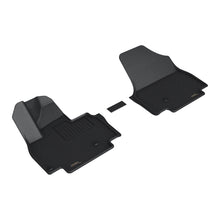 Load image into Gallery viewer, 3D MAXpider Floor Mats Kia EV9 6 Seat (2024) All-Weather Kagu Series Black - Front / Second / Third Row - Front Row Alternate Image