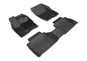 3D MAXpider Floor Mats Lincoln MKZ (17-20) All-Weather Kagu Series - Front or Second Row