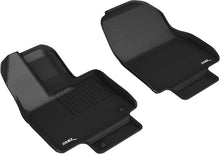 Load image into Gallery viewer, 3D MAXpider Floor Mats Toyota Highlander Gas 7 / 8 Seater (20-24) All-Weather Kagu Series Black - Front / Second / Third Row Alternate Image