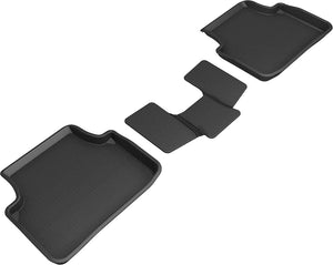 3D MAXpider Floor Mats VW Tiguan (2018-2024) All-Weather Kagu Series - Front / Second / Third Row