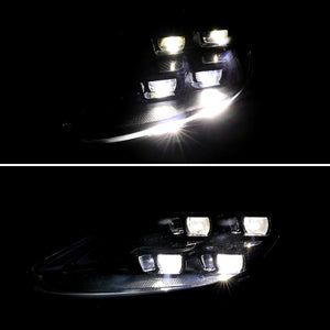 Spec-D Projector Headlights Porsche Cayenne (08-23) 957 & 958 LED Matrix or Quad LED Bar Style - Black