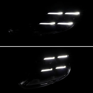 Spec-D Projector Headlights Porsche Cayenne (08-23) 957 & 958 LED Matrix or Quad LED Bar Style - Black