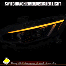 Load image into Gallery viewer, Spec-D Headlights Honda Civic FC/FK (2016-2021) Full LED or Halogen Projector With Sequential Turn Signal - Black or Chrome Alternate Image