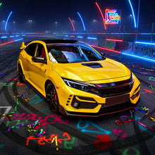 Load image into Gallery viewer, Spec-D Headlights Honda Civic FC/FK (2016-2021) Full LED or Halogen Projector With Sequential Turn Signal - Black or Chrome Alternate Image