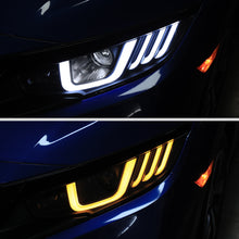 Load image into Gallery viewer, Spec-D Projector Headlights Honda Civic Type-R FK8 (2017-2021) LED Bar w/ Sequential Signal Chrome/Black Alternate Image