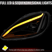 Load image into Gallery viewer, Spec-D Full LED Headlights for Chevy Corvette C6 (2005-2013) C8 Design with Sequential Turn Signals - Black Alternate Image