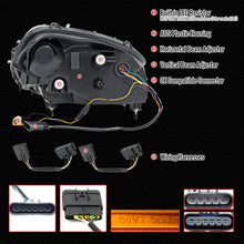 Load image into Gallery viewer, Spec-D Full LED Headlights for Chevy Corvette C6 (2005-2013) C8 Design with Sequential Turn Signals - Black Alternate Image