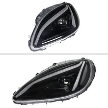 Load image into Gallery viewer, Spec-D Full LED Headlights for Chevy Corvette C6 (2005-2013) C8 Design with Sequential Turn Signals - Black Alternate Image