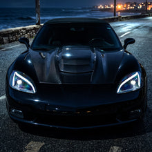 Load image into Gallery viewer, Spec-D Full LED Headlights for Chevy Corvette C6 (2005-2013) C8 Design with Sequential Turn Signals - Black Alternate Image