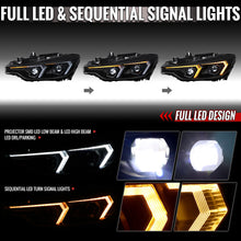 Load image into Gallery viewer, Spec-D Projector Headlights BMW F30 320i 328i 330i 335i 340i (2012-2015) Full LED or Halogen with Sequential Turn Signals - Black or Chrome Alternate Image