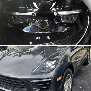 Spec-D Projector Headlights Porsche Macan (15-24) 95B.1 & 95B.2 LED Matrix Style - Black