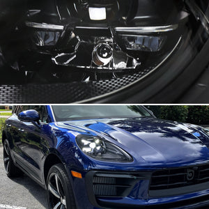 Spec-D Projector Headlights Porsche Macan (15-24) 95B.1 & 95B.2 LED Matrix Style - Black