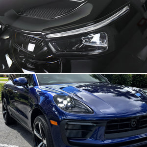 Spec-D Projector Headlights Porsche Macan (15-24) 95B.1 & 95B.2 LED Matrix Style - Black