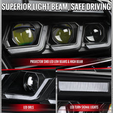 Load image into Gallery viewer, Spec-D Full LED Headlights for Ford Mustang S197 (2010-2014) S650 Style in a Black Housing w/ Sequential Turn Signals - Default Title Alternate Image