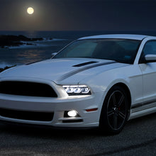 Load image into Gallery viewer, Spec-D Full LED Headlights for Ford Mustang S197 (2010-2014) S650 Style in a Black Housing w/ Sequential Turn Signals - Default Title Alternate Image