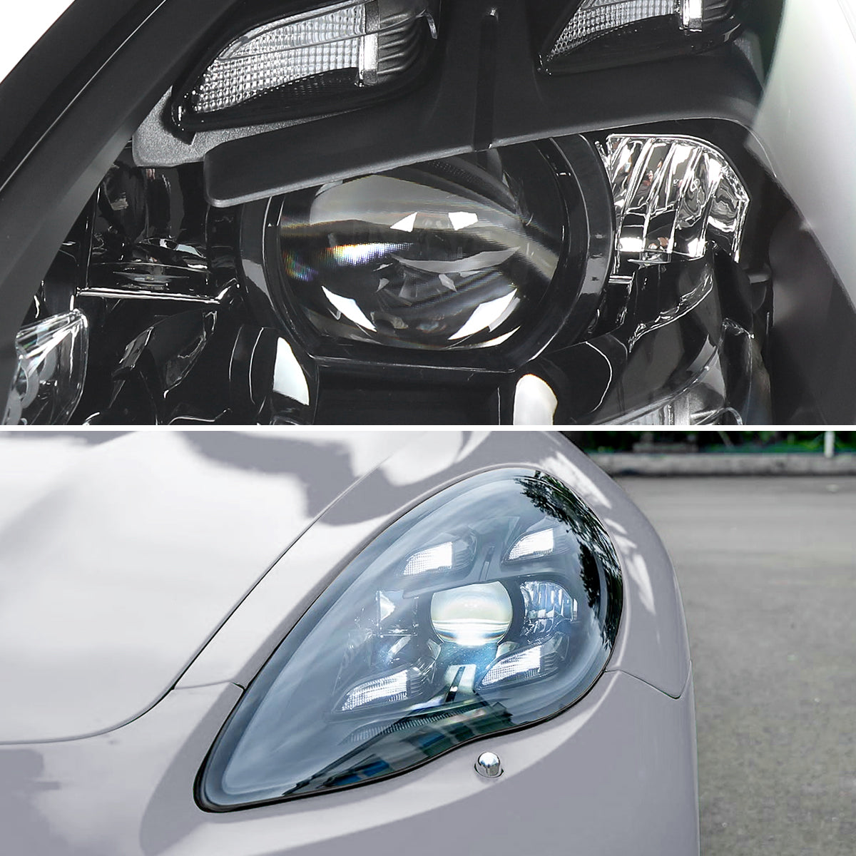 Spec-D Projector Headlights Porsche Panamera (10-22) 970 LED Matrix or
