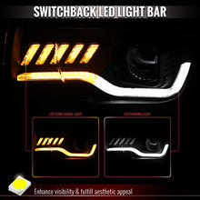 Load image into Gallery viewer, Spec-D Projector Headlights for Chevy Camaro (2010-2013) LED Switchback Turn Signals - Black with Clear Lens - Default Title Alternate Image