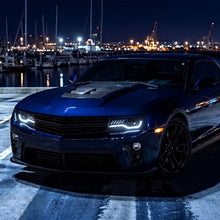 Load image into Gallery viewer, Spec-D Projector Headlights for Chevy Camaro (2010-2013) LED Switchback Turn Signals - Black with Clear Lens - Default Title Alternate Image