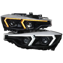 Load image into Gallery viewer, Spec-D Projector Headlights BMW F30 320i 328i 330i 335i 340i (2012-2015) Full LED or Halogen with Sequential Turn Signals - Black or Chrome Alternate Image