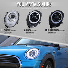 Load image into Gallery viewer, Spec-D LED Projector Headlights for Mini Cooper F55 / F56 / F57 (14-24) Clubman F54 (16-24) LED DRL Light Bar Black / Chrome - Clear or Smoked Lens Alternate Image