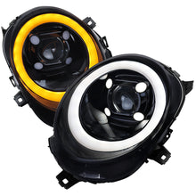 Load image into Gallery viewer, Spec-D LED Projector Headlights for Mini Cooper F55 / F56 / F57 (14-24) Clubman F54 (16-24) LED DRL Light Bar Black / Chrome - Clear or Smoked Lens Alternate Image