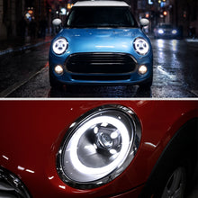 Load image into Gallery viewer, Spec-D LED Projector Headlights for Mini Cooper F55 / F56 / F57 (14-24) Clubman F54 (16-24) LED DRL Light Bar Black / Chrome - Clear or Smoked Lens Alternate Image