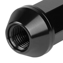 Load image into Gallery viewer, J2 Engineering Lug Nuts (M12 x 1.25) 20 Piece Set With Open Knurled or Triple Groove End - Black / Blue Red Alternate Image