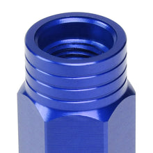 Load image into Gallery viewer, J2 Engineering Lug Nuts (M12 x 1.25) 20 Piece Set With Open Knurled or Triple Groove End - Black / Blue Red Alternate Image