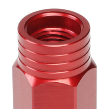 Load image into Gallery viewer, J2 Engineering Lug Nuts (M12 x 1.25) 20 Piece Set With Open Knurled or Triple Groove End - Black / Blue Red Alternate Image