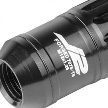 Load image into Gallery viewer, J2 Engineering Lug Nuts (M12 x 1.25) 16 Piece Set With Open Knurled End and Lock Nuts- Black / Blue / Red Alternate Image