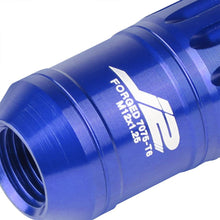 Load image into Gallery viewer, J2 Engineering Lug Nuts (M12 x 1.25) 16 Piece Set With Open Knurled End and Lock Nuts- Black / Blue / Red Alternate Image