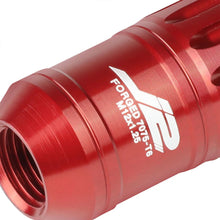 Load image into Gallery viewer, J2 Engineering Lug Nuts (M12 x 1.25) 16 Piece Set With Open Knurled End and Lock Nuts- Black / Blue / Red Alternate Image