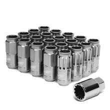Load image into Gallery viewer, J2 Engineering Lug Nuts (M12 x 1.25) 20 Piece Set With Spiky or Open-End Cup - Black / Blue / Gold / Red / Silver Alternate Image