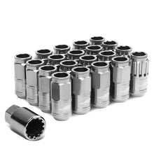 Load image into Gallery viewer, J2 Engineering Lug Nuts (M12 x 1.25) 20 Piece Set With Spiky or Open-End Cup - Black / Blue / Gold / Red / Silver Alternate Image
