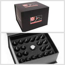 Load image into Gallery viewer, J2 Engineering Lug Nuts (M12 x 1.25) 20 Piece Set With Open Knurled End - Black / Blue / Red Alternate Image