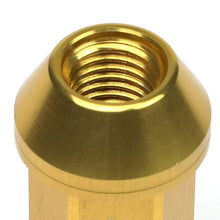 Load image into Gallery viewer, J2 Engineering Lug Nuts (M12 x 1.25) 20 Piece Set With Open Knurled or Smooth End for Acorn / Conical Wheels - Black / Blue / Gold / Red / Silver Alternate Image