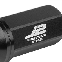 Load image into Gallery viewer, J2 Engineering Lug Nuts (M12 x 1.25) 20 Piece Set With Closed End - Black / Blue Red Alternate Image