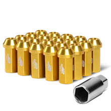 Load image into Gallery viewer, J2 Engineering Lug Nuts (M12 x 1.25) 20 Piece Set With Closed End for Acorn / Conical Wheels - Black / Blue / Gold / Red / Silver Alternate Image